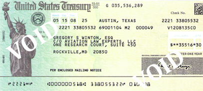 $35,000 Check